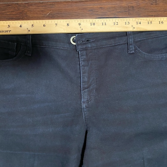 Jones New York Jeans Women's Short Plus 2X Indigo Denim Tummy Slimming - Picture 11 of 16